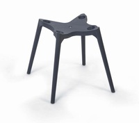 Chaise en plastique au design moderne, légère, meubles en PP de luxe avec dossier simple, tabouret pour la maison, salle à manger décontractée, appartement, salle de sport