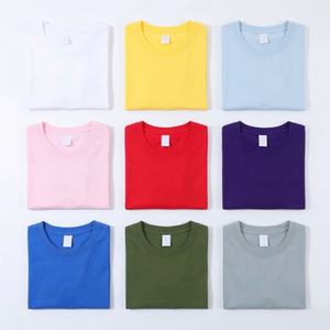 Camisetas Personalizadas 2026, 100% Algodón Grueso, Precio Bajo, Estilo Urbano, Multicolor, Unisex, Básicas, Manga Corta, Venta al Por Mayor - Product Image 1