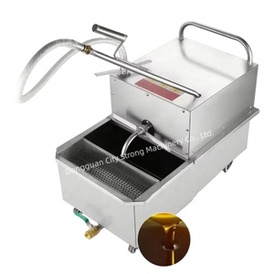 Easy Operation Stainless Steel Deep <b>Fryer</b> with Cooking Oil Filter Used Oil Purification <b>Machine</b> for Food Processing - Product Image 2