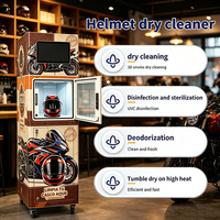 Machine de nettoyage et de désinfection de casques de moto à séchage à air chaud, à chambre unique, pour la communauté des motards