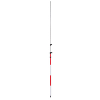 Bâton de topographie télescopique durable 2,6m 3,6m 4,6m 5,2m pour station totale/théodolite/prisme/RTK/GNSS