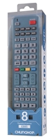 Télécommande universelle Chunghop E885 8 appareils en 1 avec fonction d'apprentissage IR
