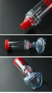 MDI Spacer Metered Dosis Inhalator Lungen therapie des Atem-Asthma-Spacer-Kits für die Beatmung therapie - Product Image 6