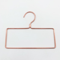 Vente en gros de supports de rangement pour serviettes et cravates en alliage métallique cintre rectangulaire rond en fer accessoires hijab mode musulmane cintre écharpe hijab
