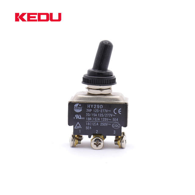 KEDU HY29D 18a on off on 3 Position Dpdt Toggle Switch with UL TUV CE