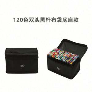 ชุดปากกามาร์คเกอร์สีน้ำ ปากกาเพ้นท์มือสำหรับเด็ก แบบสองหัว 80 สี พร้อมกระเป๋าไนลอน - Product Image 2