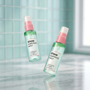 SKIN Glow Brume Ampoule Herbal 50ml Glutathion Collagène Hydratant Double Couche Hydratant Éclaircissant Anti-rides Coréen - Product Image 3