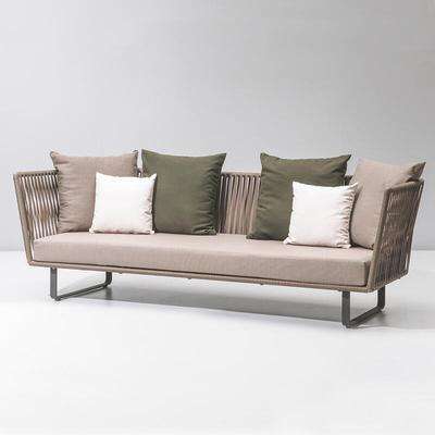 Canapé trois places - Tressage rotin