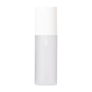 Mini botella rociadora de 100ml, rociador espray de perfume esmerilado transparente con tapa blanca