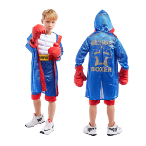 Boxer pour enfants bon marché <span class=keywords><strong>Halloween</strong></span> Garçons Nouveau design épissage Robe Set Cosplay Costumes pour enfants - Product Image 1
