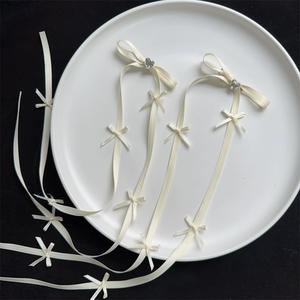 Pinzas para el Cabello con Lazo de Satén Sedoso, Lazos Largos para Niñas y Mujeres, Pinzas para el Cabello de Ballet, Horquillas para el Cabello - Product Image 4