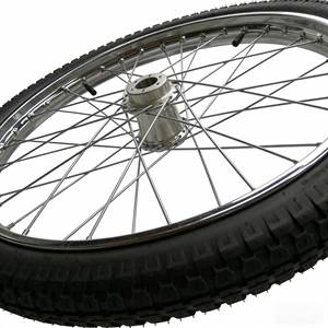 Roues <span class=keywords><strong>de</strong></span> chariot <span class=keywords><strong>de</strong></span> haute qualité 2.50-18 en caoutchouc <span class=keywords><strong>pneumatique</strong></span> avec moyeu en alliage d'aluminium pour chariot à chevaux - Product Image 6