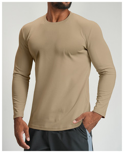 RUIQUWIN Ropa Deportiva al por Mayor para Hombre, Cuello Redondo, Manga Larga, Ligera, Tallas Grandes, Transpirable, Elástica en Cuatro Direcciones, Absorbe la Humedad - Product Image 3