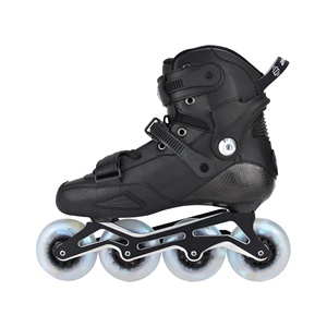 Chaussures de roller en ligne professionnelles pour adultes en fibre de carbone, pour slalom freestyle, avec <span class=keywords><strong>châssis</strong></span> haut de gamme à 4 roues, pour l'extérieur, vente en gros - Product Image 4