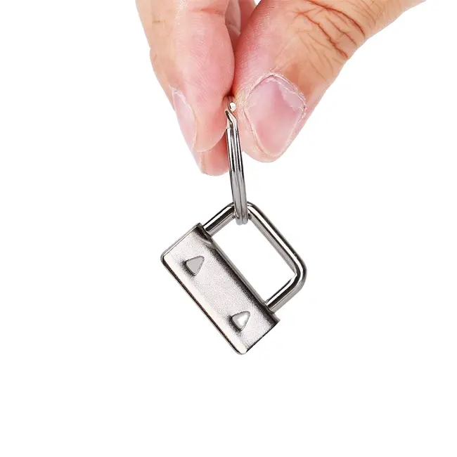 Beliebte Hardware-Schlüssel anhänger mit Lanyard-Schlüssel für Wrist let Key chain Ring Schwanz clip Gürtel clip