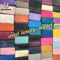 Tas Bekas Grosir A10 Berkualitas Tinggi, Tas Jinjing Kasual Bahan PU Gaya Unisex Wanita, Ready Stock