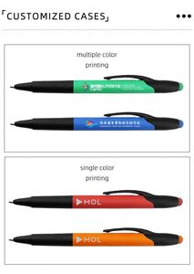 ชุดปากกา 3-in-1 แบบกำหนดเองได้ ประกอบด้วยปากกาลูกลื่น ปากกาไฮไลท์ และปากกาสไตลัส สำหรับใช้ในโรงเรียน ทำจากพลาสติก ใช้กับหน้าจอสัมผัสได้ เหมาะสำหรับเป็นของแจกพร้อมโลโก้ - Product Image 3