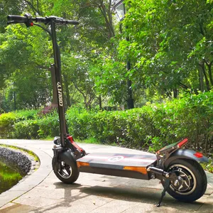 COOLFLY sıcak satış şehir 10 inç tekerlek e elektro karbon katlanabilir ucuz elektrikli scooter çocuk dönüş ışıkları ile