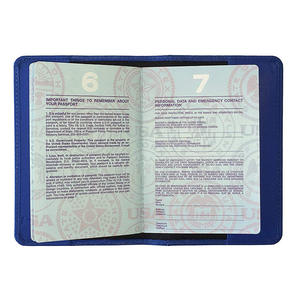 Conjunto de viaje personalizado de cuero falso para pasaporte y etiqueta de equipaje - Product Image 4