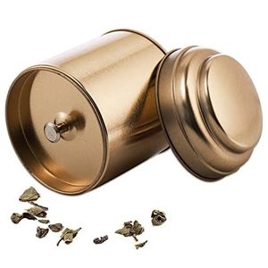 Boîte de rangement <span class=keywords><strong>ronde</strong></span> scellée en <span class=keywords><strong>métal</strong></span> avec double couvercle en gros personnalisée - Product Image 1