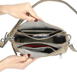 Bolsos cruzados modernos para mujer AndoBag, bolso de hombro de cuero genuino, bolso de mano de lujo y bolso cuadrado 1614 - Product Image 6