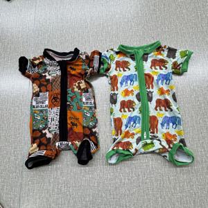 Tutina Bubble all'Ingrosso, Abbigliamento in Bambù per Neonati e Bambini, Pigiama a Maniche Corte per Bambini Piccoli - Product Image 4