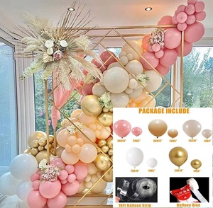 Conjunto de globos rojos de cumpleaños para hombre y mujer, decoración de fiesta, graduación, escuela, Fondo de Halloween, venta al por mayor - Product Image 1