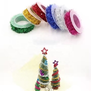 Guirlande de Noël miniature en tinsel, nouvelle conception Yuyang, à faire soi-même, ornement suspendu pour la décoration de l'arbre de Noël - Product Image 5