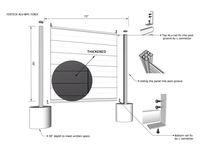 Panel de Cerca WPC Tradicional y Moderno Resistente a Bajas Temperaturas, con Grano de Madera 3D, Ignífugo, Impermeable, Insonorizante, Compuesto para el Hogar