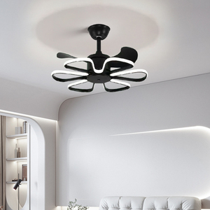 Câm trang trí nội thất chiếu sáng văn phòng nhà phòng khách Bắc Âu hiện đại LED quạt trần với điều khiển từ xa - Product Image 1