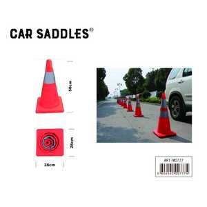 Conos de Tráfico para Automóviles, Cono de Seguridad Vial Reflectante de 50 cm para Estacionamiento y Construcción - Product Image 2