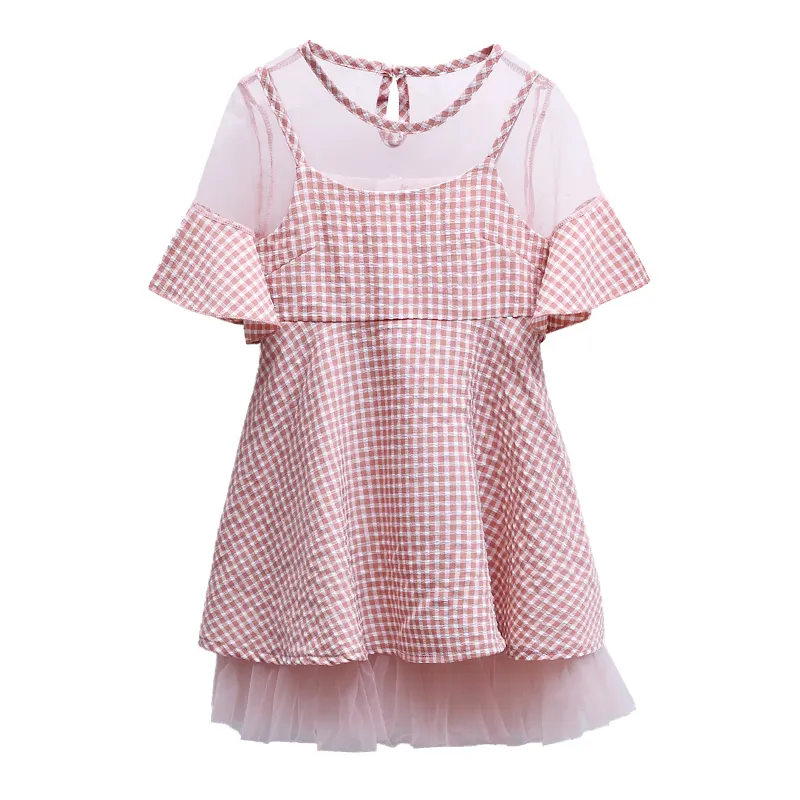 Wholesale Baby Clothes Korea Puffy Evening Dresses With Plaid For Party For Clothes Baby Girl From Ali Store