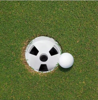 OEM/ODM 6 pouces en plastique Golf trou tasse pour mettre la formation pratique verte