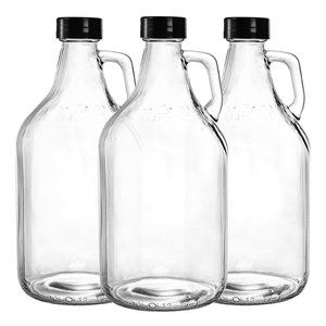 Shanghai Linlang Atacado 1/2 Galão 64 oz 1 galão Garrafas de vidro para a bebida alcoólica com punho - Product Image 1