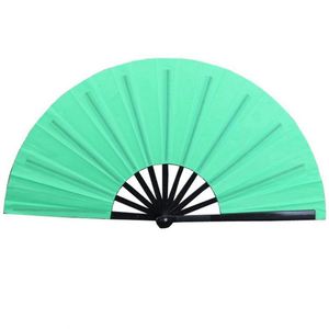 Customized Big Folding Bamboo <b>Hand</b> <b>Fan</b> Fabric Logo Black <b>Hand</b> Held <b>Fan</b> Personalized <b>Hand</b> <b>Fan</b> - Product Image 5