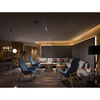 Ensemble de canapés design moderne pour hall d'hôtel avec mobilier de canapés modernes pour hall d'hôtel