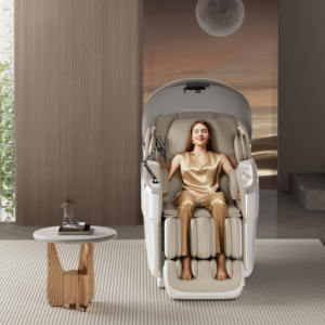 Riway 2026 Luxuriöser Ganzkörper-Shiatsu-Sessel 3D Zero Gravity Luxuriöser Kopfbügel-Entspannungs-Massagesessel mit Doppelbewegung - Product Image 3