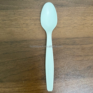 Cuillères et fourchettes jetables robustes en <span class=keywords><strong>plastique</strong></span> – Vaisselle durable et résistante en PP de qualité alimentaire / amidon de maïs biodégradable - Product Image 3