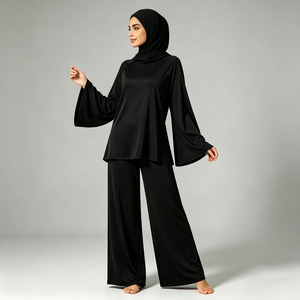 Muslim Burkini Swimwear Women 3 Piece <b>Set</b> Long Sleeve <b>Modest</b> Beach Swimsuit Custom OEM ODM Wholesale Supplier - Product Image 3