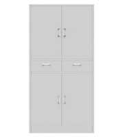 Armoire de classement métallique robuste à usage commercial, casier de rangement multi-portes avec conception verrouillable professionnelle pour mobilier de laboratoire