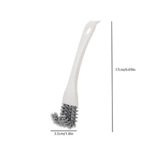 Cepillo de limpieza funcional para cocina, cepillo para limpiar esquinas, cepillo pequeño para limpiar parrillas de barbacoa, cepillo para limpiar tapas de quemadores de estufa - Product Image 4