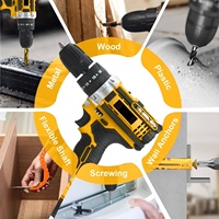Nouveauté 2025 – Ensemble d'outils électriques multifonctionnels portables : Visseuses, perceuses à percussion et perceuses sans fil