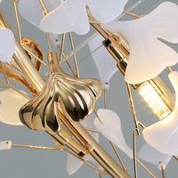 Lampes suspendues de designer nordique, éclairage personnalisé pour salon de villa, luminaires suspendus, hôtel, grand lustre doré pour plafond haut