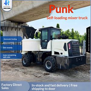 Camión Mezclador de Concreto Autocargable, Camión Mezclador Hidráulico para Ingeniería de Construcción, Camión Mezclador Chaotian, Camión Mezclador de 3 Metros Cúbicos - Product Image 1