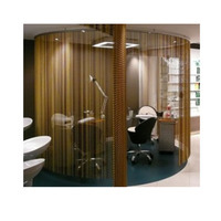 Paravent décoratif en maille spirale tressée en fil métallique doré pour restaurant, écran de cheminée, rideaux en cascade