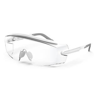 WEJUMP PC Lunettes de sécurité anti-buée anti-rayure avec branches réglables Lunettes de sécurité Au-dessus des lunettes - Product Image 1