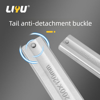 Klem F LIYU Industrial DIY Heavy Duty, Penjepit Cepat untuk Perakitan Kayu, Sekrup Tangan, Batang Pengunci Tebal dan Kuat