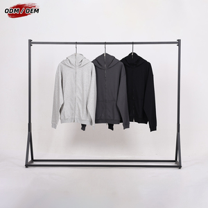 Sweat à capuche zippé High Street Silhouette Sports, coupe-vent, anti-poussière, double fermeture éclair, masque facial intégré, pour homme - Product Image 2