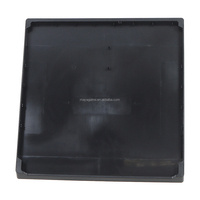 Couvercle supérieur couvercle de façade avant noir pour PS4 slim Pro boîtier de couverture de console de jeu coque de protection