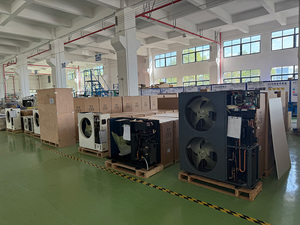 יחידת חוץ של משאבת חום חשמלית לאוויר, מים קרים וחמים, בצורת ריבוע, מערכות HVAC, חוסכות אנרגיה, דרגת יעילות אנרגטית גבוהה - Product Image 5